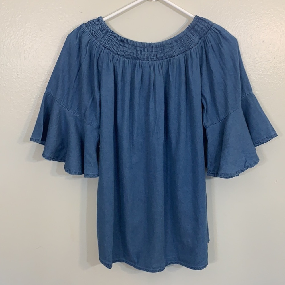 DENIM FASHION TOP - Picture 3 of 5